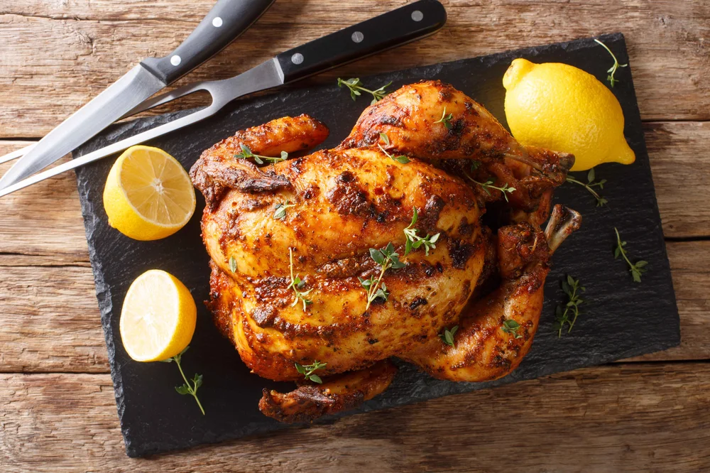 Juicy rotisserie turkey, Hot Shots recipe